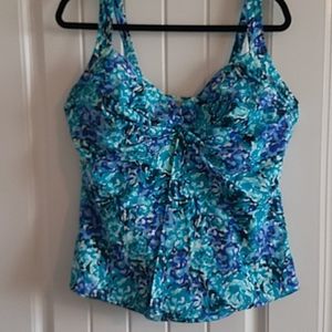 Lands' End Swim | Lands End Blouson Tankini Top Nwot | Poshmark